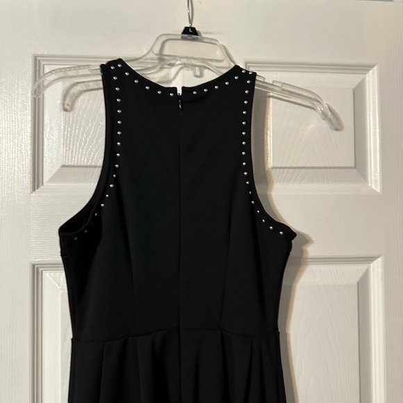 NWT Mossimo Black Studded Fit and Flare Skater Dress - Picture 7 of 14